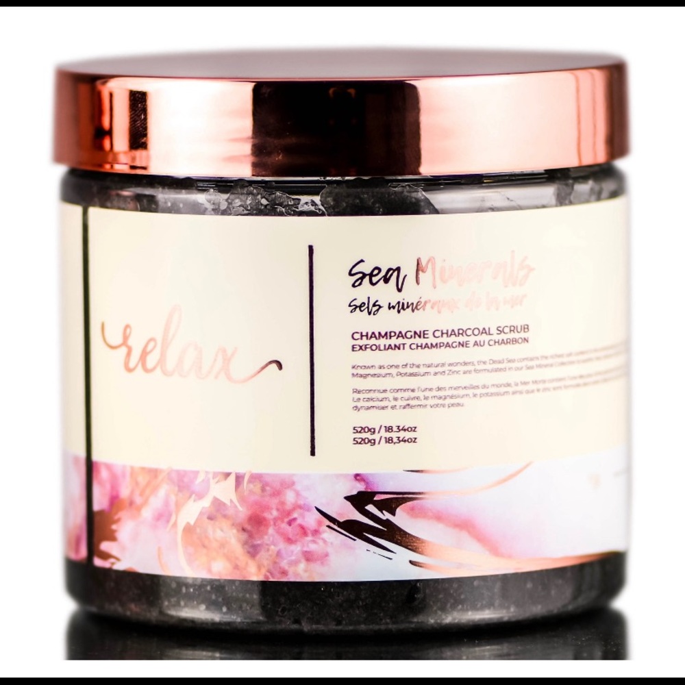Manna Kadar Charcoal & Champagne Body Scrub